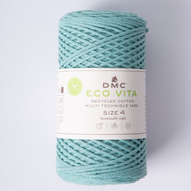 Cordon de Coton recyclé Eco Vita Taille 4 DMC - Vert d'eau