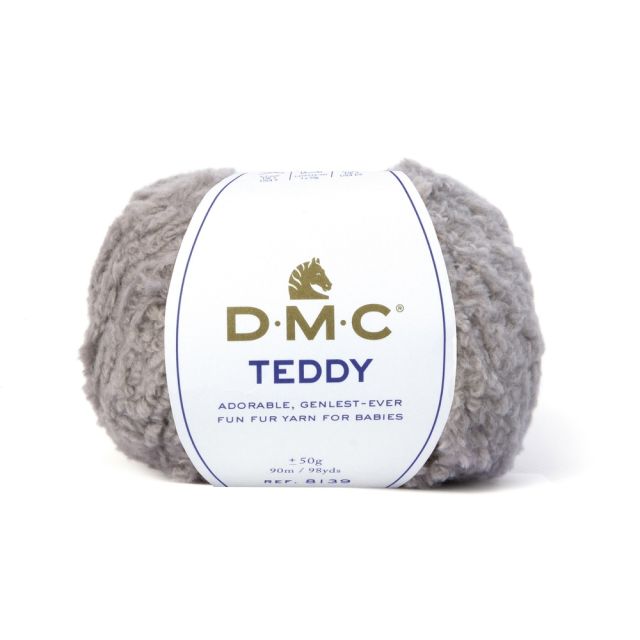 Fil laine Teddy DMC Gris N° 312