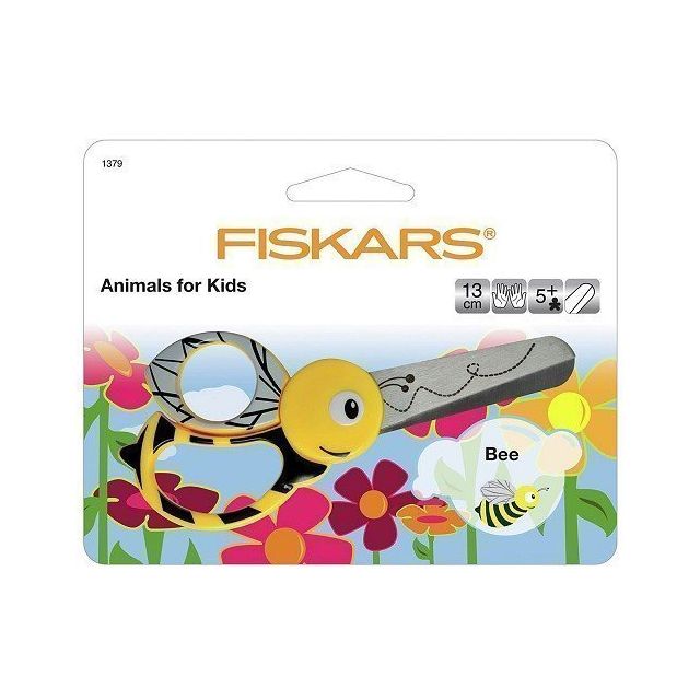 Ciseaux Enfants Fiskars Abeille 13 cm droitiers/gaucher