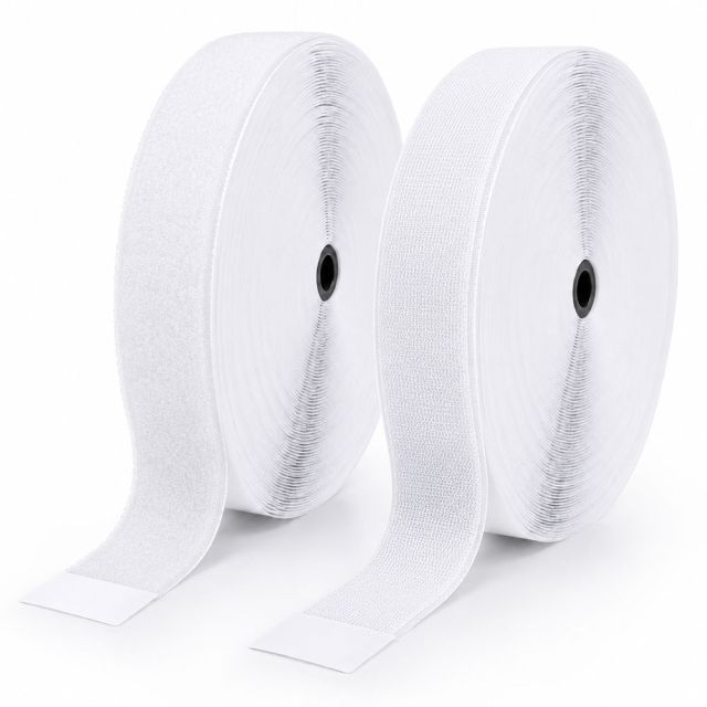 Ruban auto-agrippant adhésif Blanc - 4 Tailles