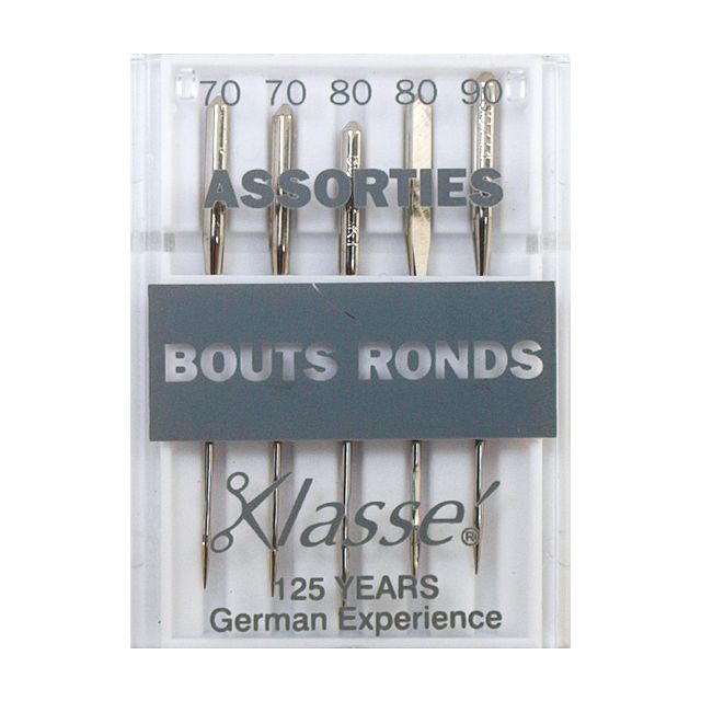 Aiguilles Machine Bouts ronds assorties - Klassé