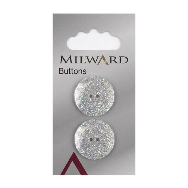 Bouton Milward pailleté 22 mm x2