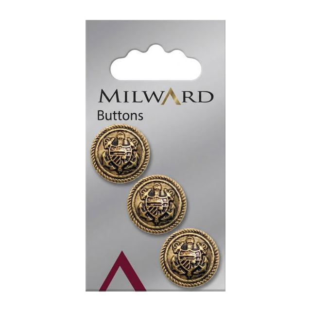 Bouton Milward Bouclier 19 mm x3