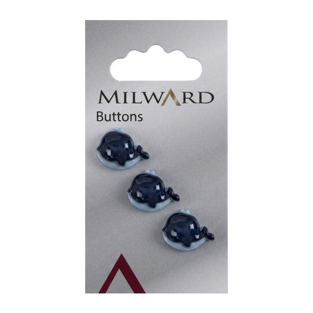 Bouton Milward Baleines 16 mm x3