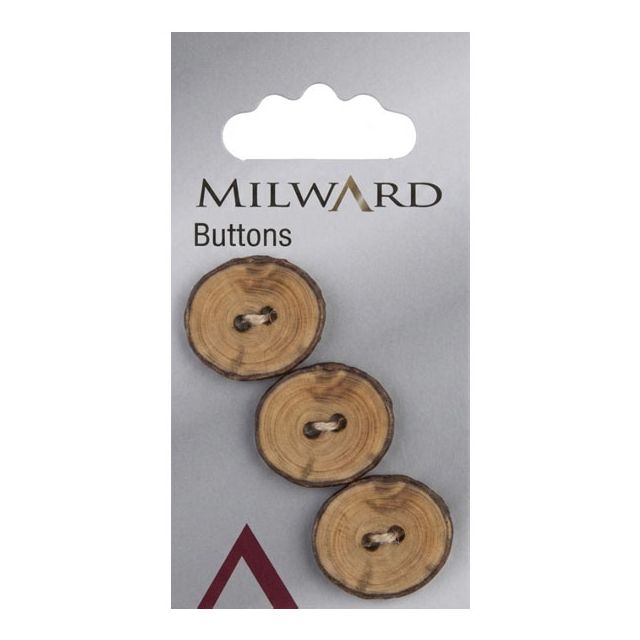Bouton Milward Bois 18 mm x3