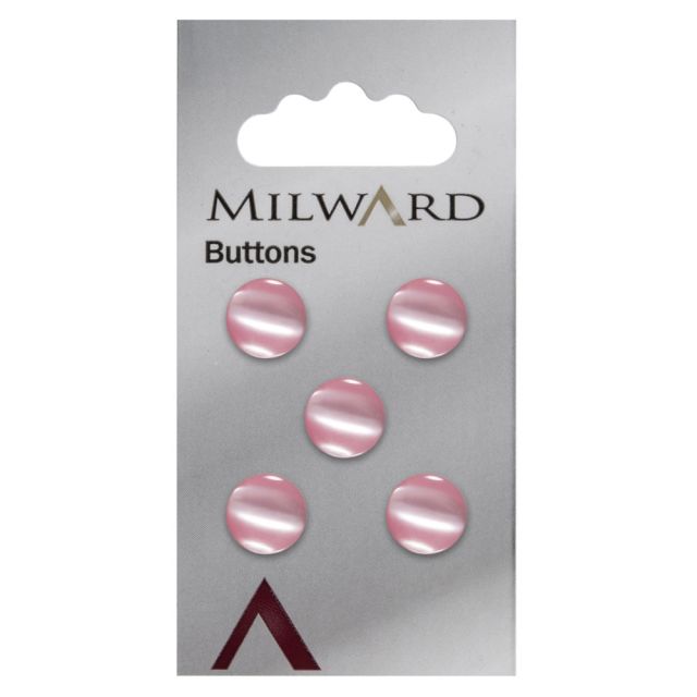 Bouton Milward Nacré rose 11 mm x5