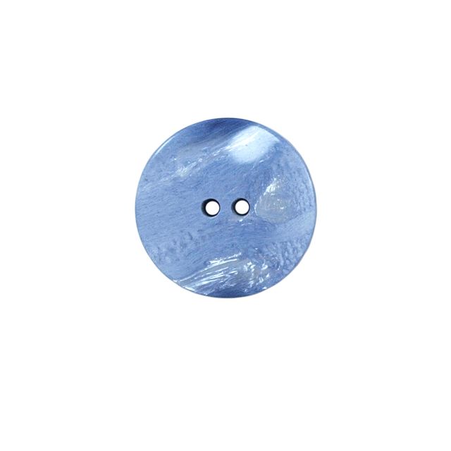 Bouton relief Vivienne 22 mm - Bleu