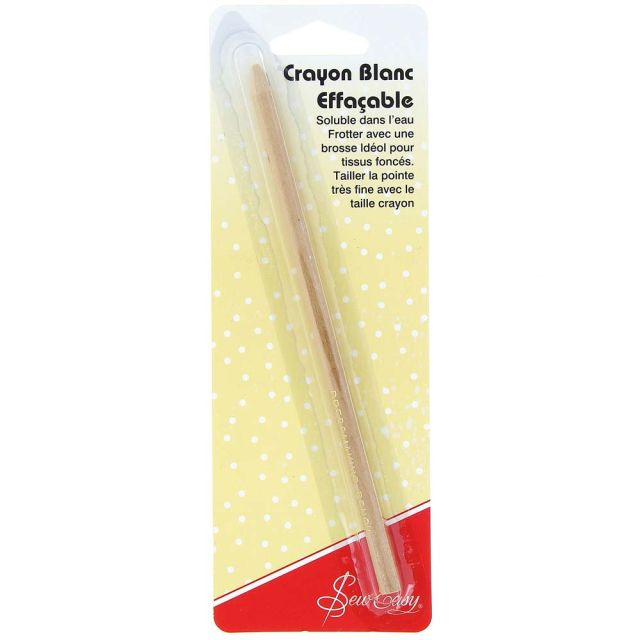Crayon à marquer effaçable Sew Easy - Blanc