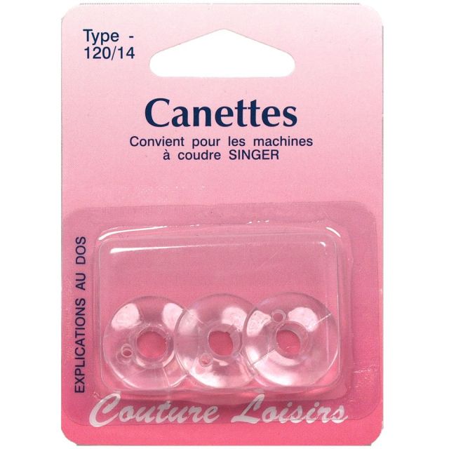 Canettes Singer plastique type 66 x3