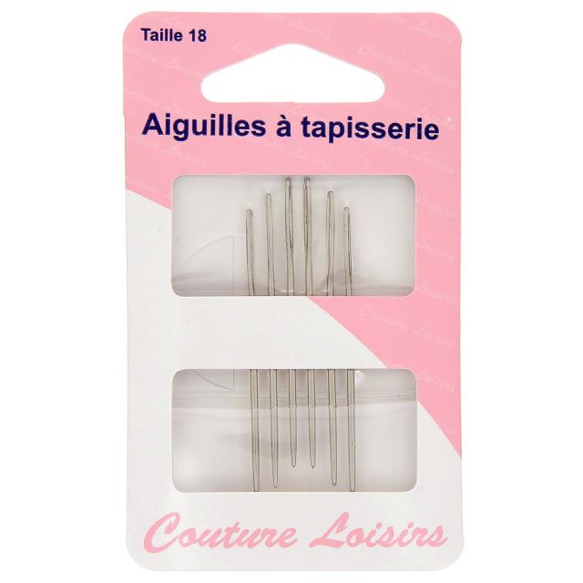 Aiguilles à tapisser n°18 x6
