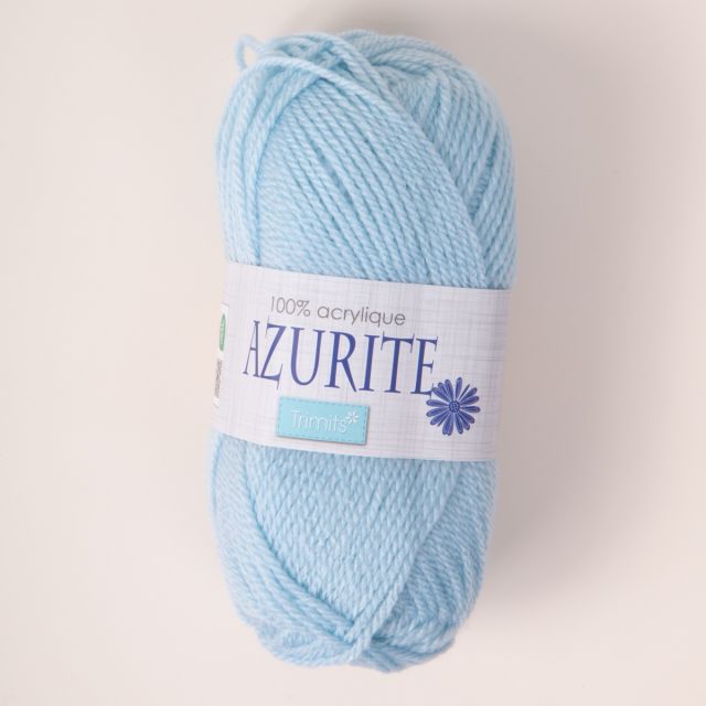 Pelote de fil à tricoter Azurite 50g - Bleu ciel