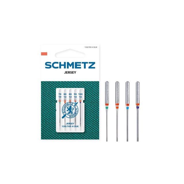 Aiguilles spécial Jersey assorties Schmetz 130/705 H SUK x5