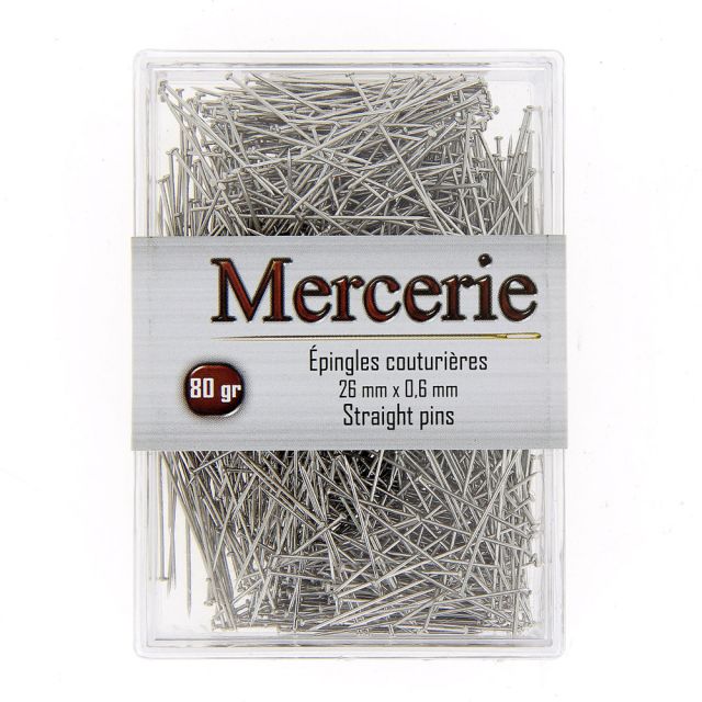 Epingles couturière - Boîte de 80 g