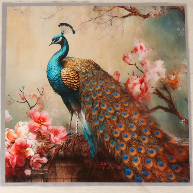 Carré tissu Velours épais tout doux  Élégance Orientale