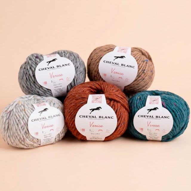 Fil Laine Cheval Blanc Venise - 5 Couleurs