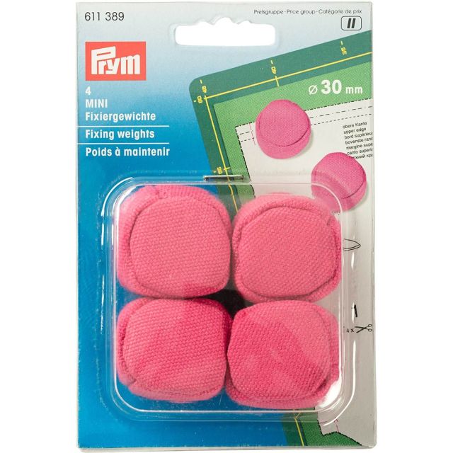 Poids à maintenir Prym 30 mm Fuchsia x4