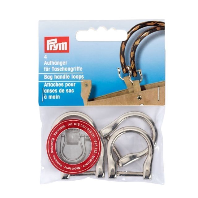 Attaches pour anse de sac à main 18 mm Prym Argent