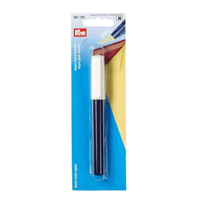 Stylo colle pour tissu aqua Prym
