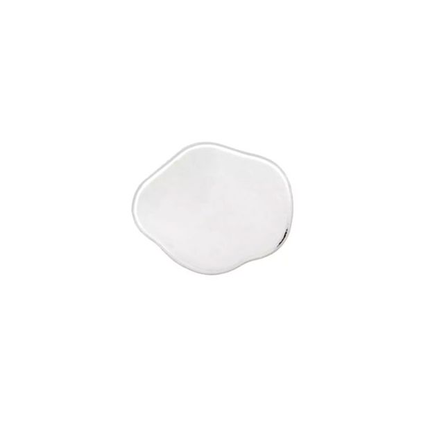 Bouton Prym en métal 12 mm - Argent rond irrégulier