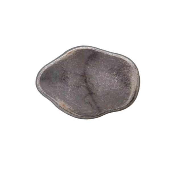 Bouton Prym en métal 12 mm - Titane rond irrégulier
