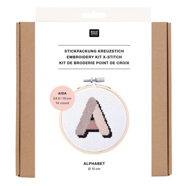 Kit Broderie Mini alphabet - Rico Design
