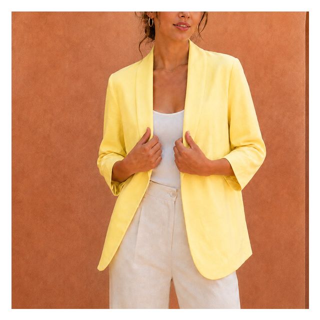 Kit Couture Craftine Blazer Lemon