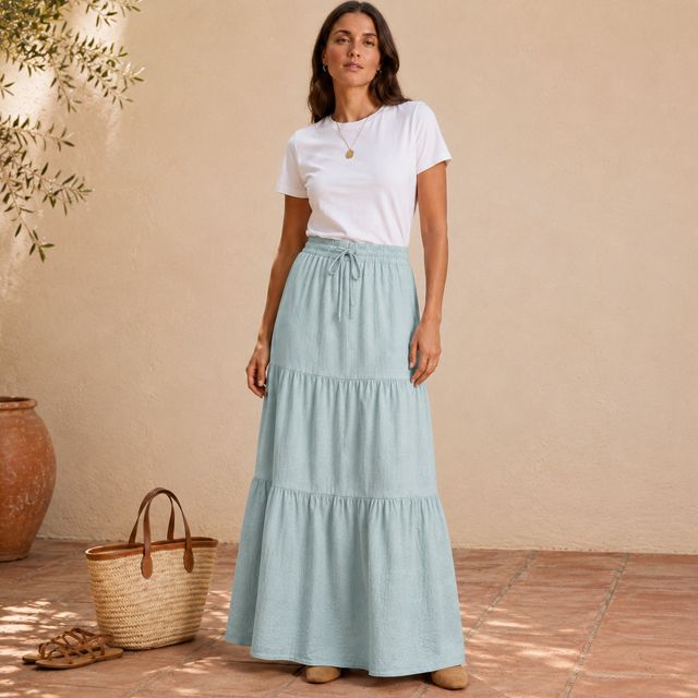 Kit Couture Craftine Jupe Inaya Lin céladon