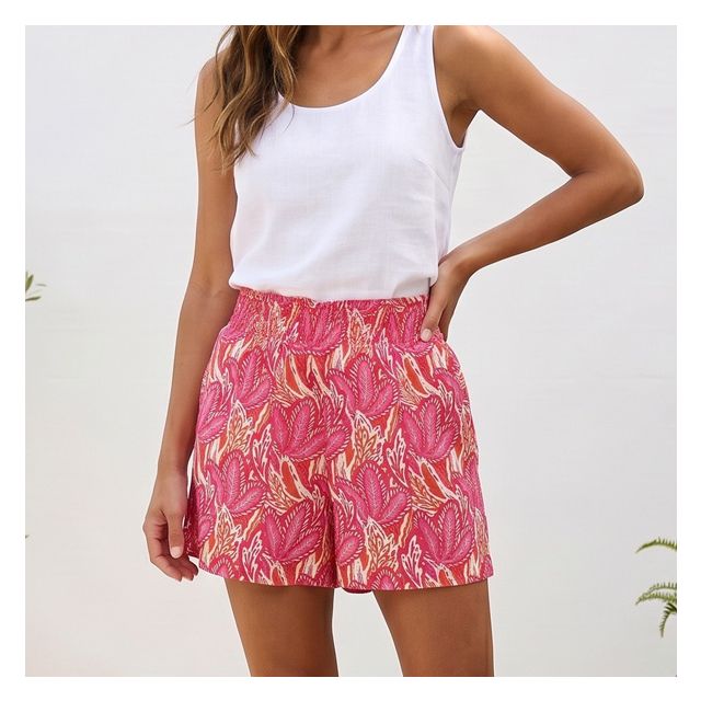 Kit Couture Craftine Short Essaouira Fleuris