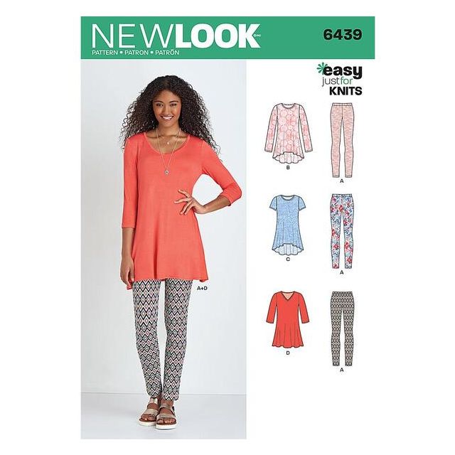 Patron New Look 6439 Robe & Pantalon