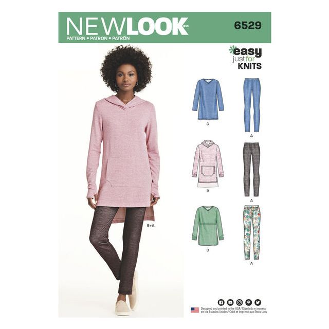 Patron New Look 6529 Pull & Pantalon