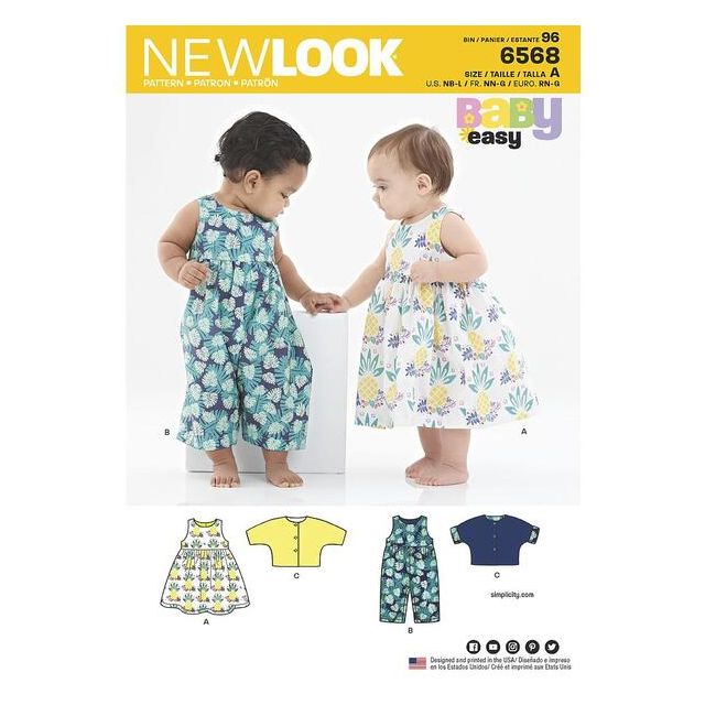 Patron New Look 6568 Enfant