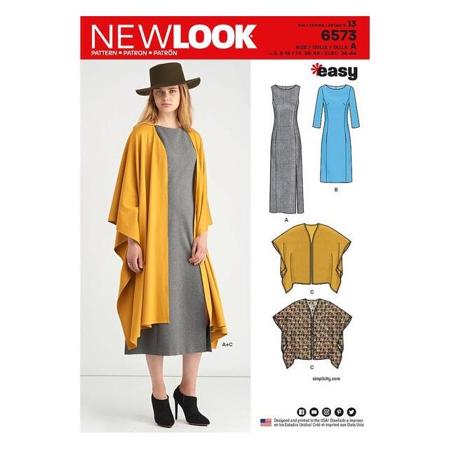 Patron New Look 6573 Robe & Cape