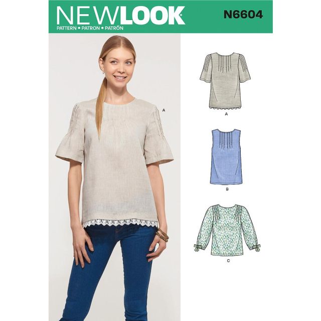 Patron New Look 6604 Haut