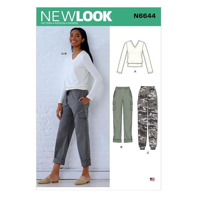 Patron New Look 6644 Pantalon & Pull