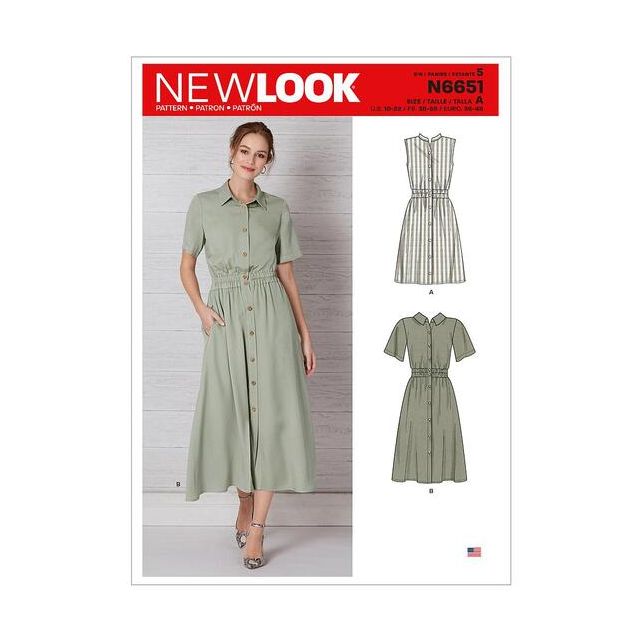 Patron New Look 6651 Robe