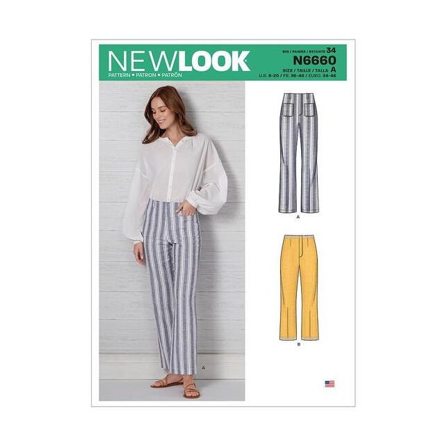 Patron New Look 6660 Pantalon