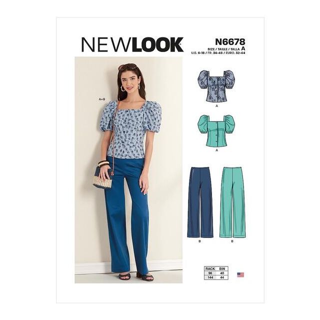 Patron New Look 6678 Haut & Pantalon