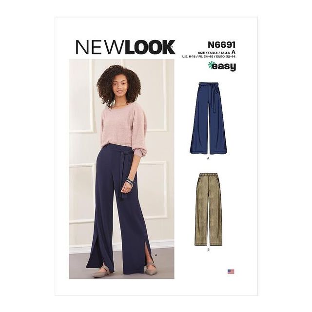 Patron New Look 6691 Pantalon