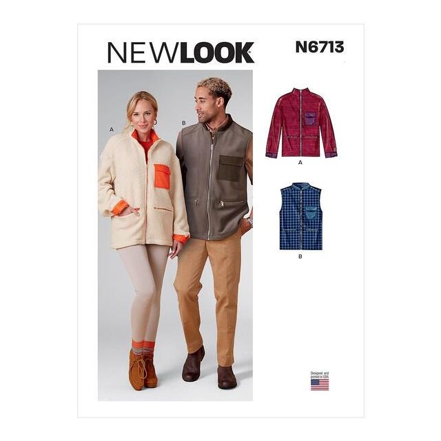 Patron New Look 6713 Veste