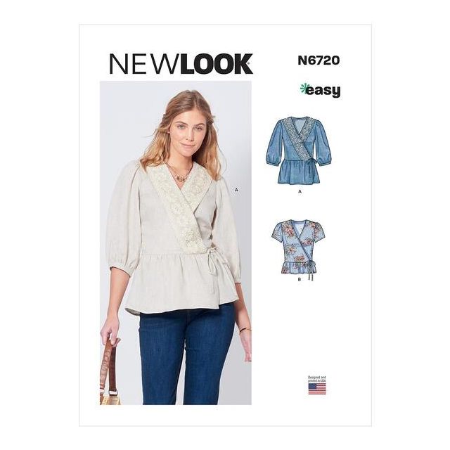 Patron New Look 6720 Blouse