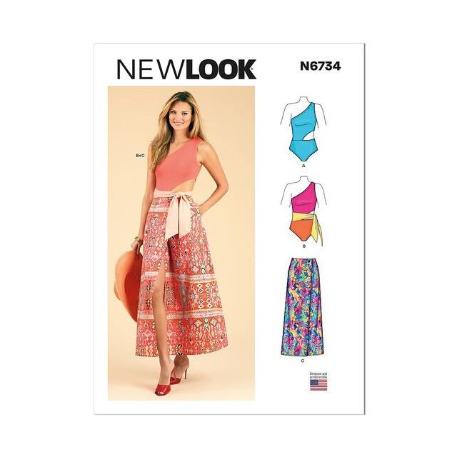 Patron New Look 6734 Maillot