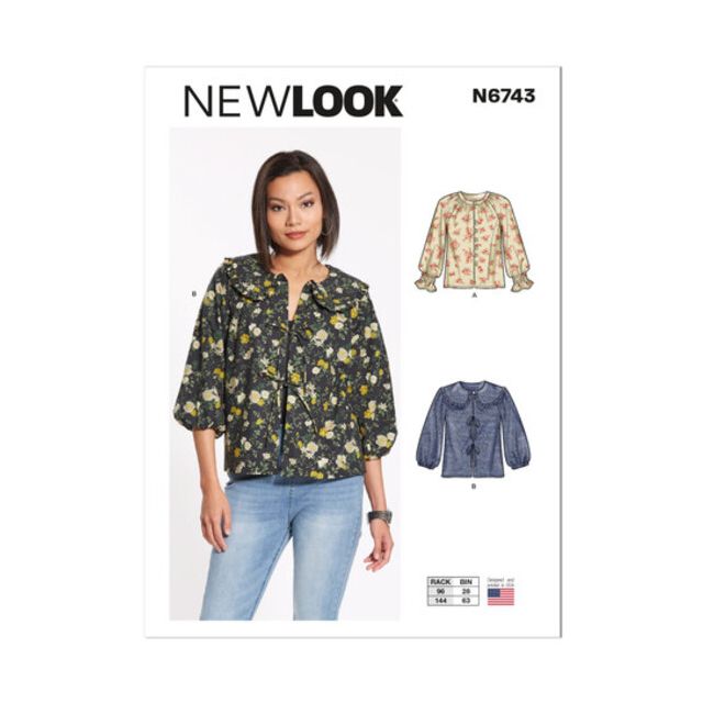 Patron New Look 6743 Blouse