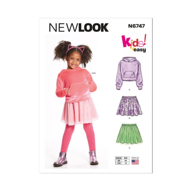 Patron New Look 6747 Pull & Jupe