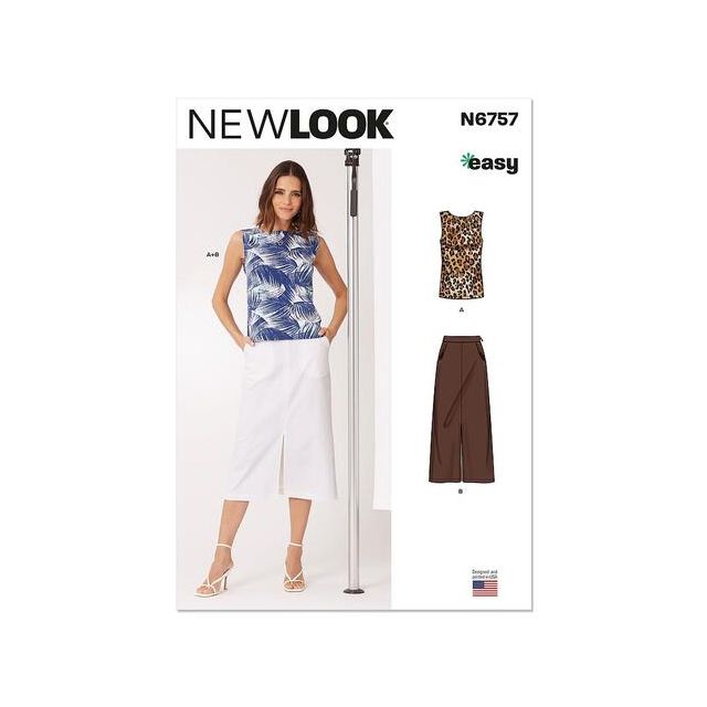 Patron New Look 6757 Top & Jupe