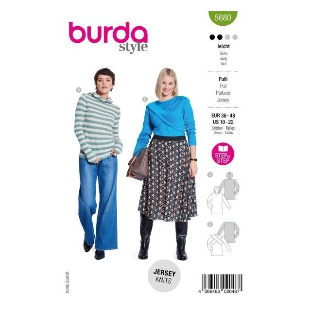 Patron Burda 5680 Pull