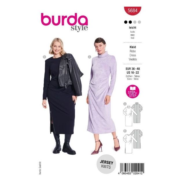 Patron Burda 5684 Robe