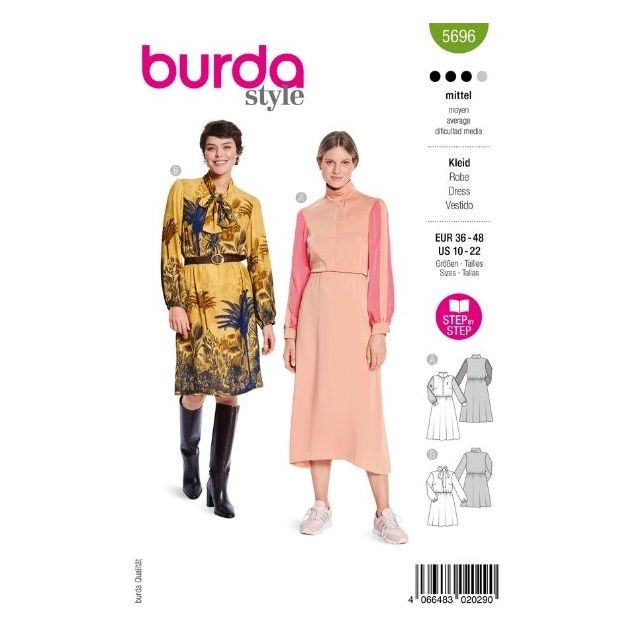 Patron Burda 5696 Robe