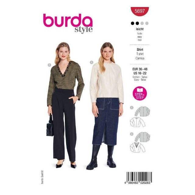 Patron Burda 5697 T-Shirt