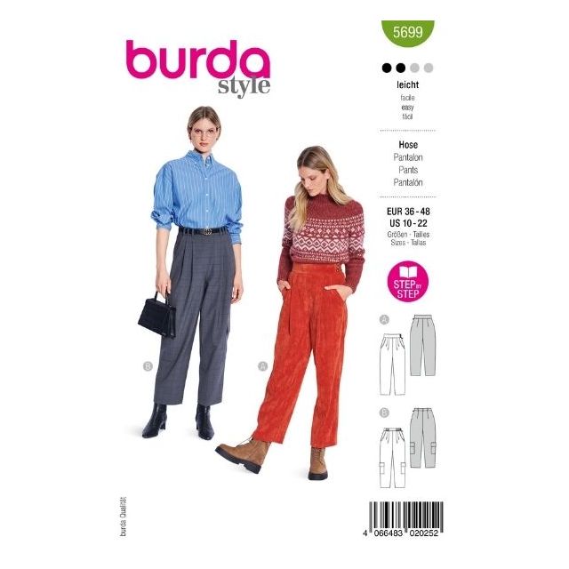 Patron Burda 5699 Pantalon