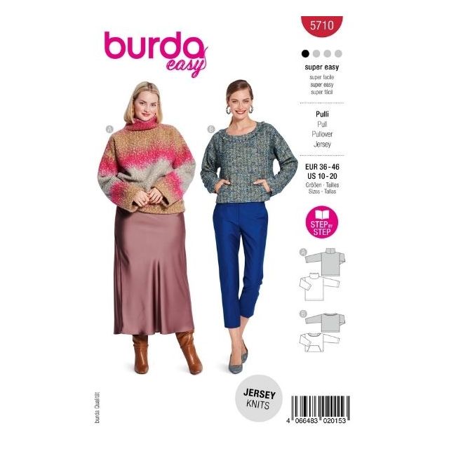 Patron Burda 5710 Pull